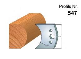  Профильный нож 50x4 мм, профиль Nr.547